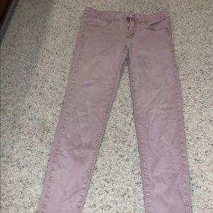 pink american eagle jeans